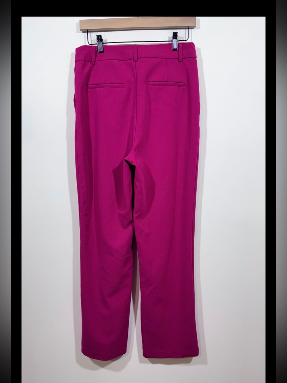 Christian Lacroix Pants Women’s Sz 6 Trouser Wide Leg High-Rise fuchsia pink - Picture 3 of 6